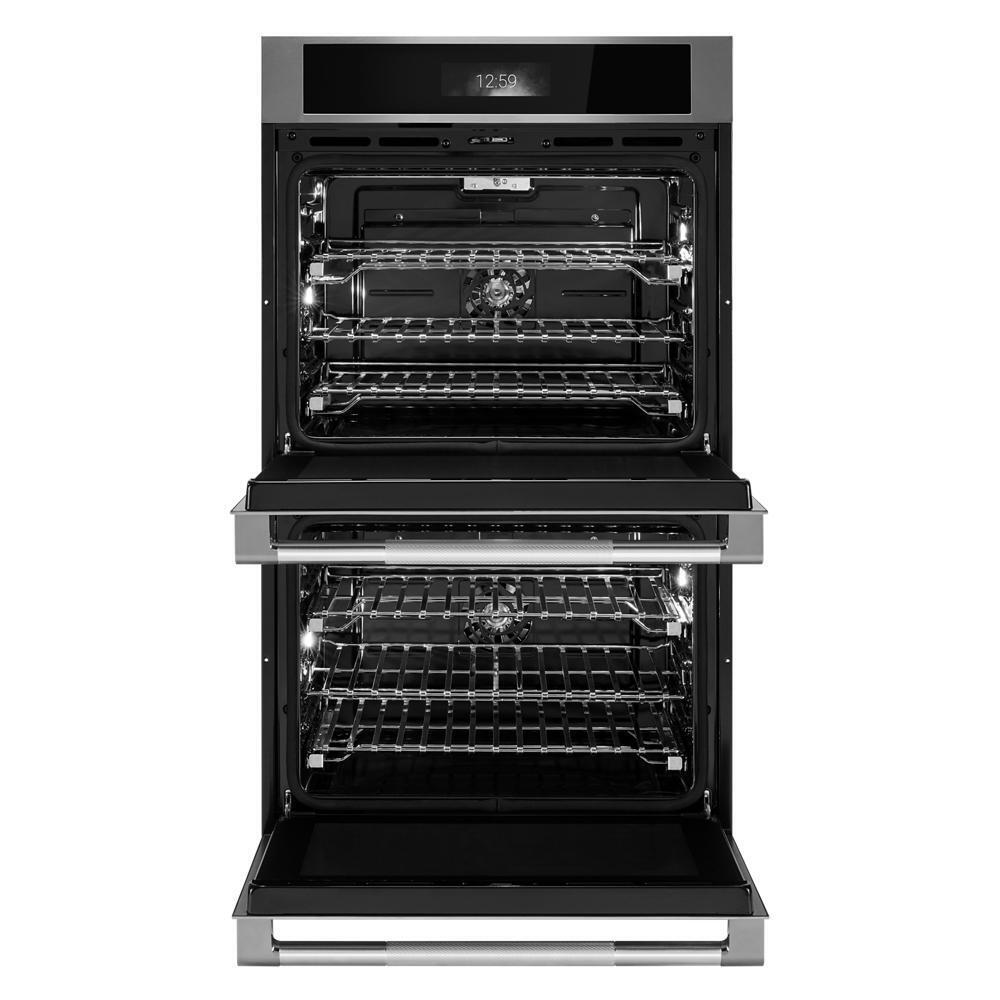 RISE™ Double Wall Oven with MultiMode® True Convection with Smooth Glide Flat-Tine Racks