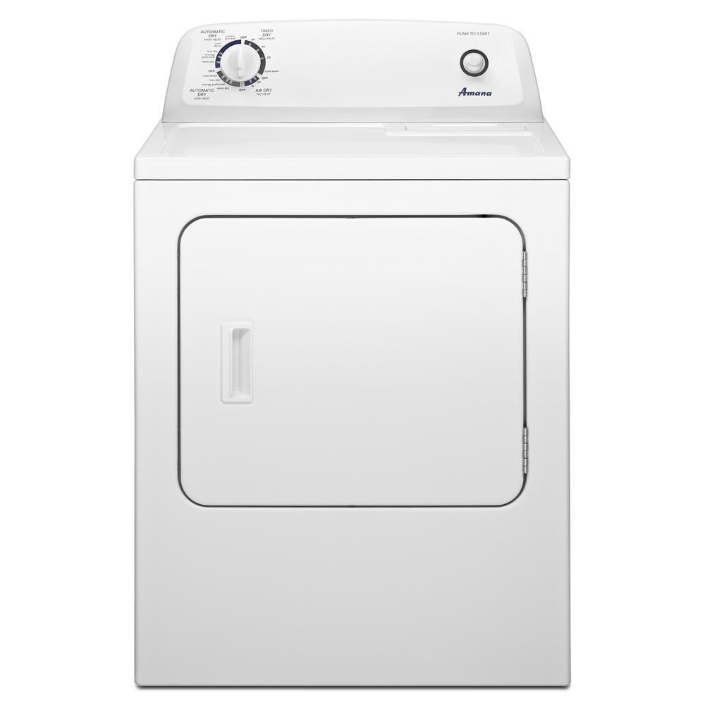 Amana Large Capacity Top Load Washer and Electric Dryer in White