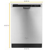 ENERGY STAR® certified dishwasher with 1-Hour Wash cycle