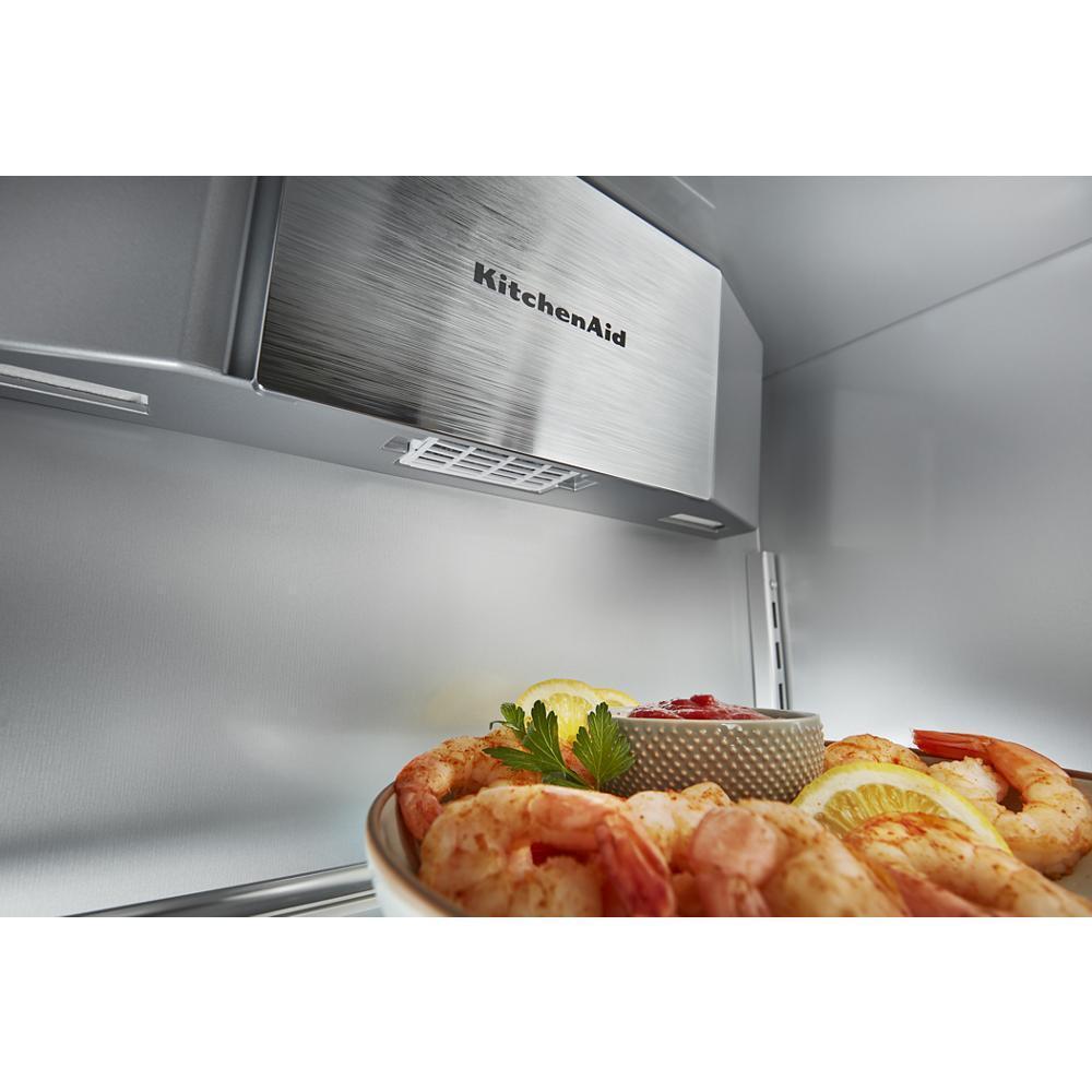 20.8 Cu. Ft. 36" Built-In Side-by-Side Refrigerator with Ice and Water Dispenser