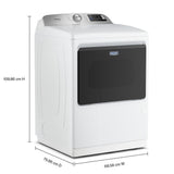 7.4 cu ft. Smart Top Load Dryer with Pet Pro Option