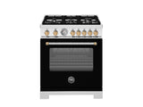 30" Master Series range - Gas oven - 5 aluminum burners