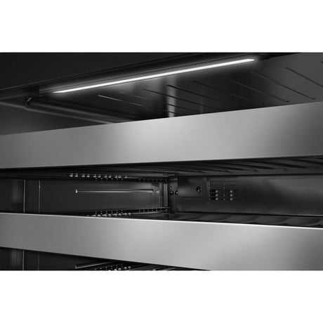 24" Undercounter Wine Cellar with Full-Extension Metal-Front Racks