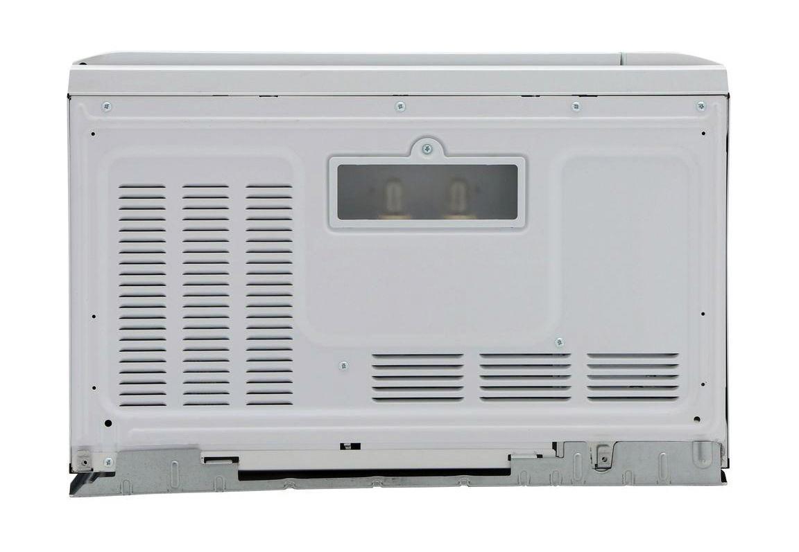 1.5 cu. ft. 1100W White Sharp Over-the-Counter Carousel Microwave Oven