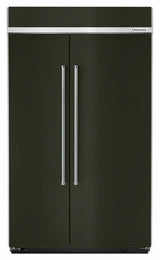 30.0 cu. ft 48-Inch Width Built-In Side by Side Refrigerator with PrintShield™ Finish - Black Stainless