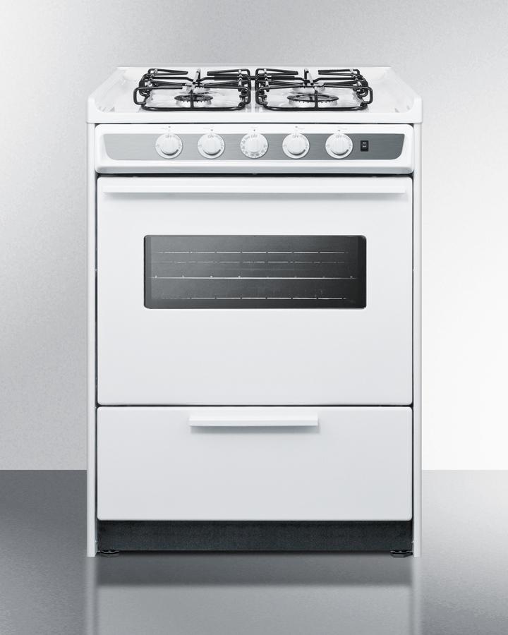 24" Wide Gas Range