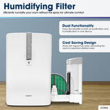 Sharp Plasmacluster Ion Air Purifier with True HEPA + Humidifier for Medium Rooms