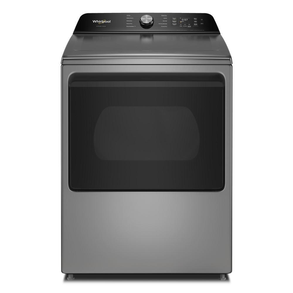 7.5 cu. ft. Smart Electric Top Load Dryer with Steam Iron and AI Dry