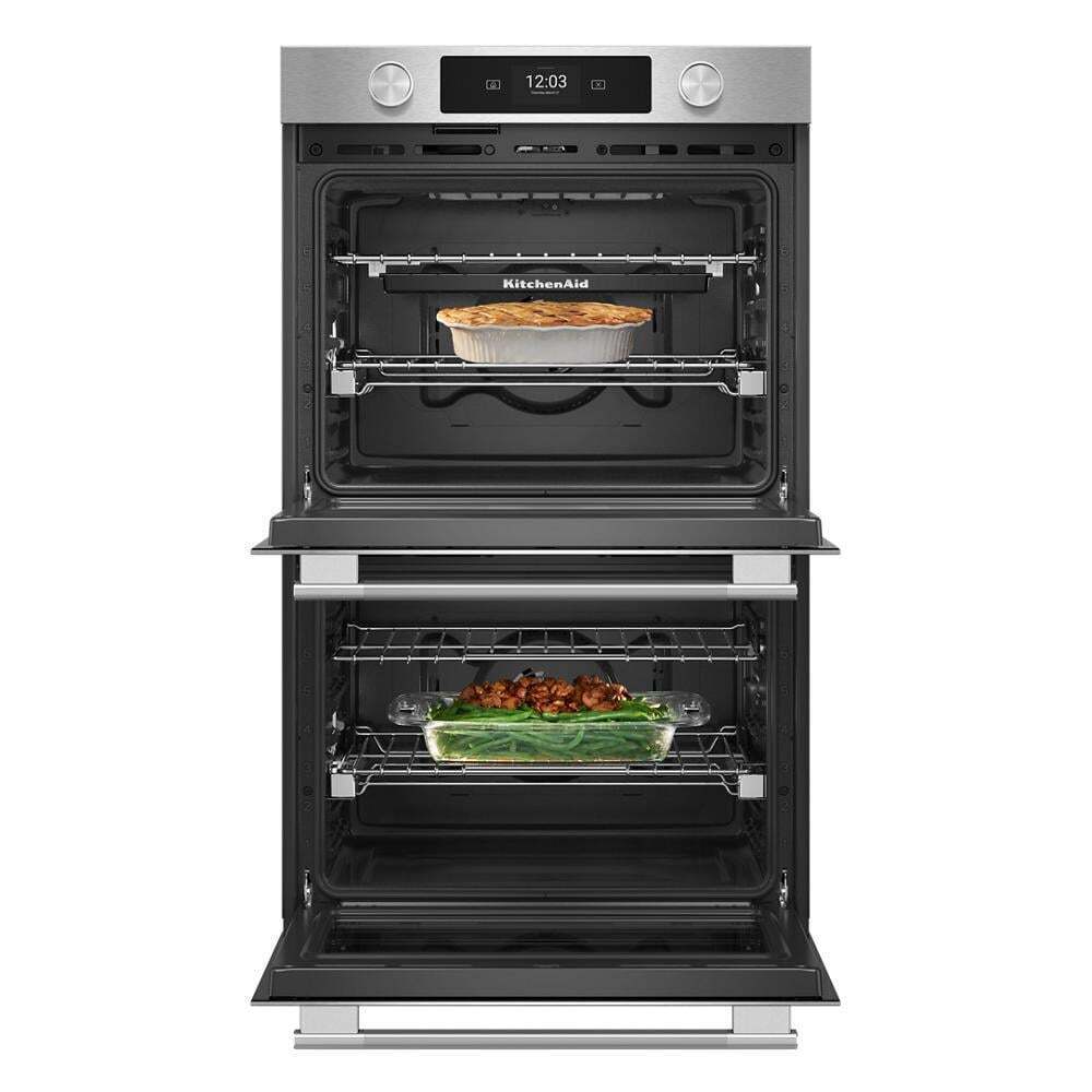 30-inch Smart Electric Double Wall Oven with Intelligent Cooking Camera - PrintShield™ Finish