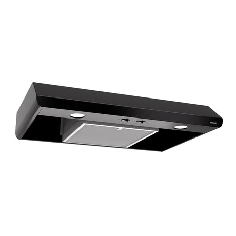 Broan® 30-Inch Convertible Under-Cabinet Range Hood, 300 Max Blower CFM, Black