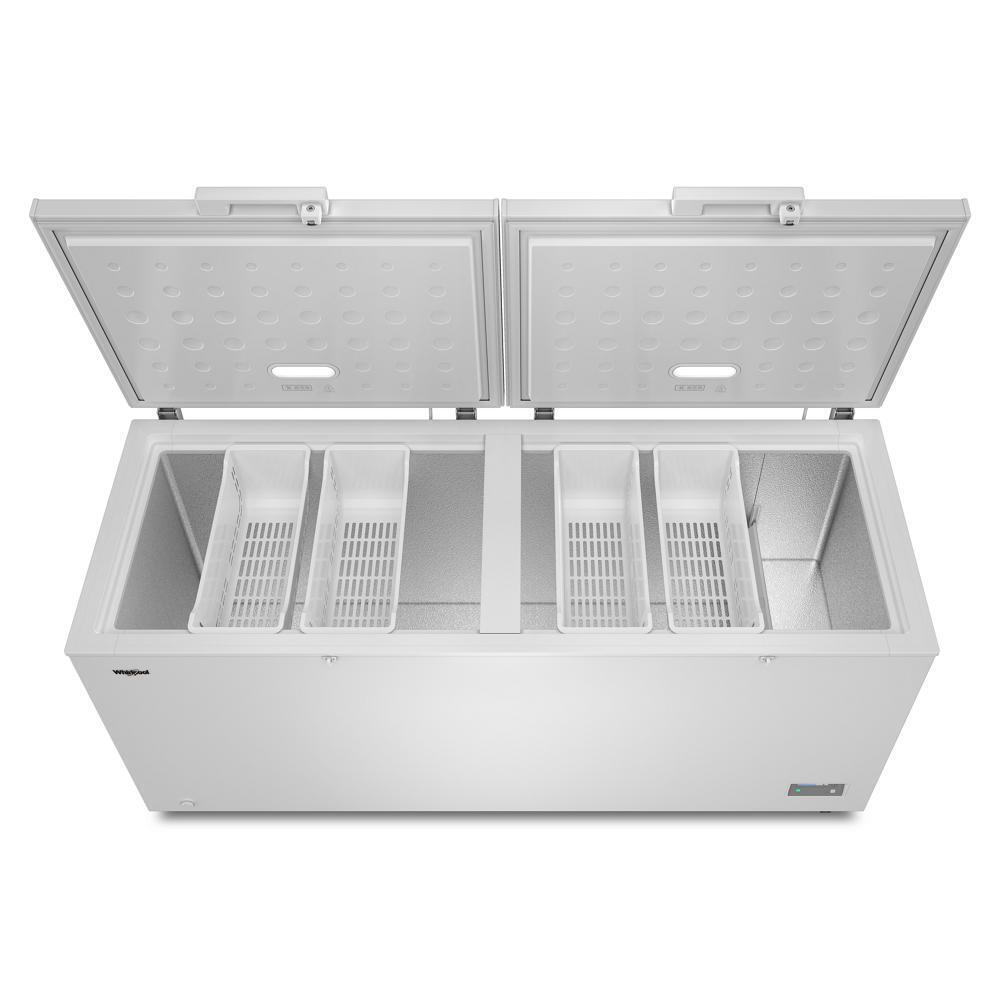 Whirlpool® 22 cu. ft. Convertible Freezer-to-Fridge Chest Freezer with 4 Storage Baskets