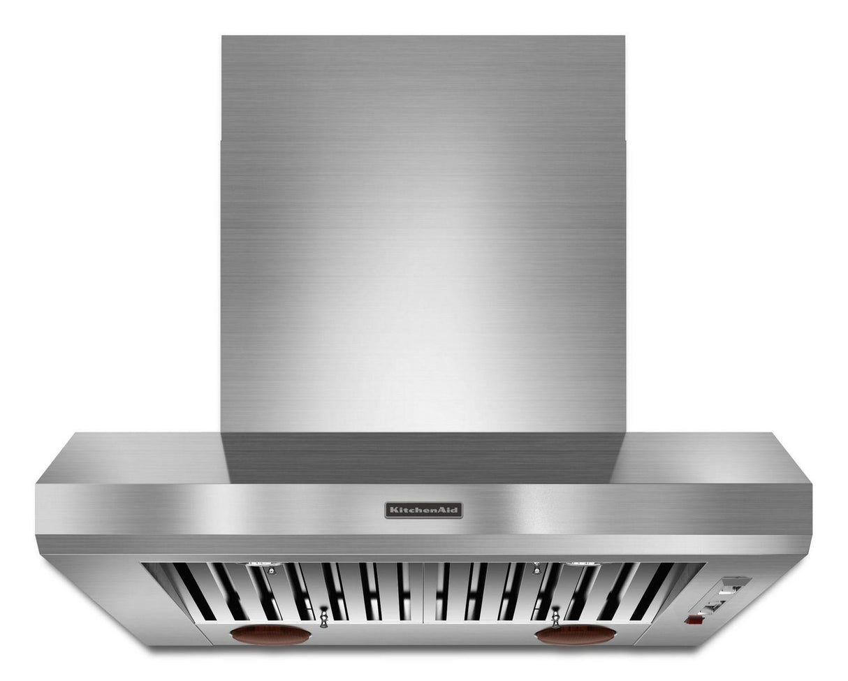 36'' Wall-Mount 600-1200 CFM Canopy Hood, Commercial-Style Stainless Steel