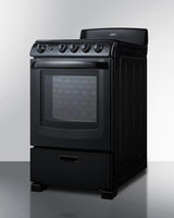 24" Wide Electric Smooth-top Range