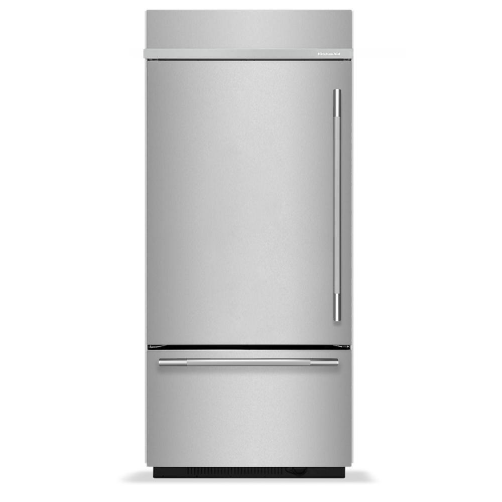 20.8 Cu. Ft. 36" Built-In Bottom Mount Refrigerator with Platinum Interior
