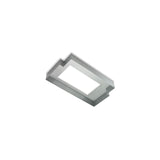 Optional 30-Inch Box Liner in Silver Paint Finish