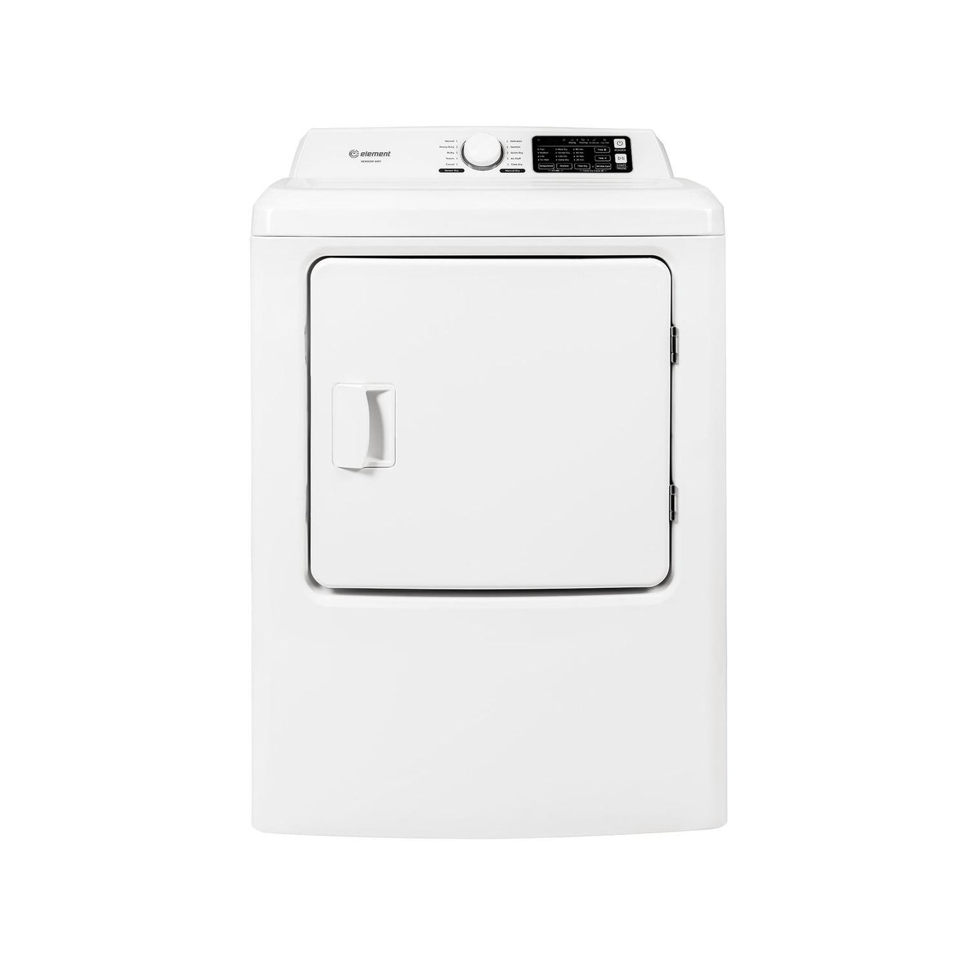 Element Electronics 6.7 cu. ft. Front Load Gas Dryer - White (ETDG6727CW)