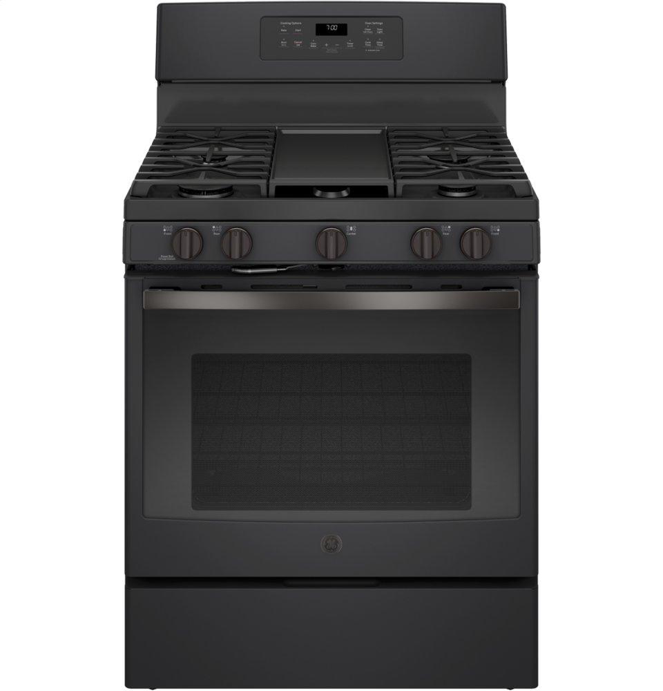GE® 30" Free-Standing Gas Convection Range