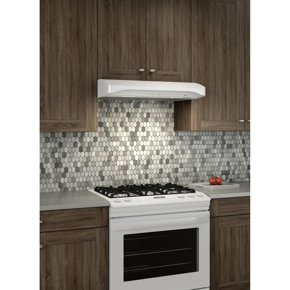 Broan® Alta 30-Inch 400 CFM <0.5 Sones White Range Hood