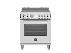 30 inch Induction Range, 4 Heating Zones, Electric Oven Stainless Steel