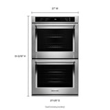 27" Double Wall Oven with Even-Heat™ Thermal Bake/Broil