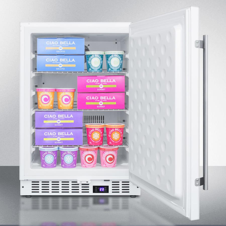 24" Wide Built-in All-freezer