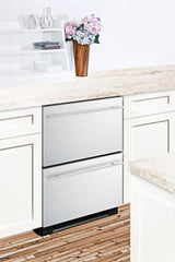 24" Wide 2-drawer Refrigerator-freezer