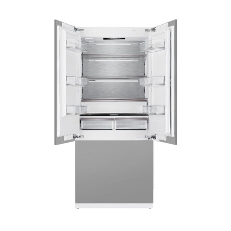 ER36FRB19IPR 36" French Door Built-In Bottom Mount, Panel Ready Refrigeration