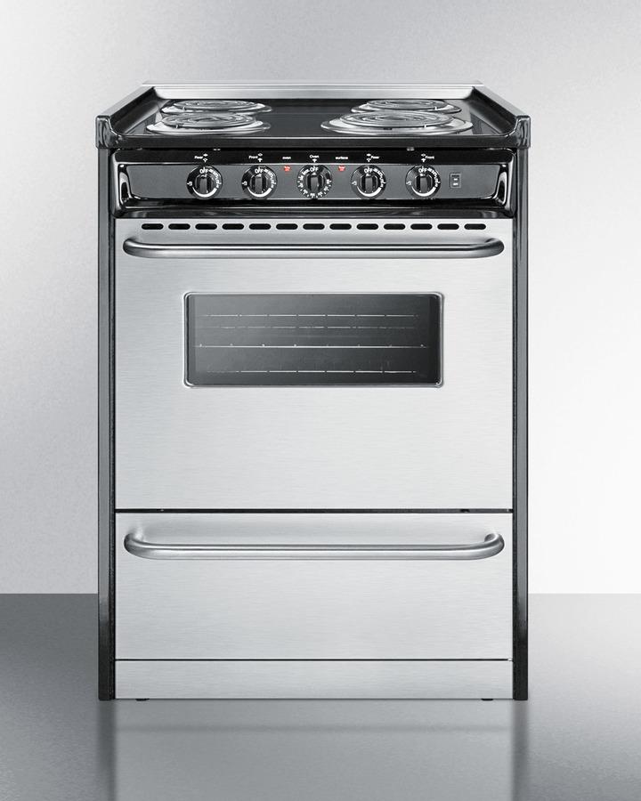 24" Wide Electric Coil Range