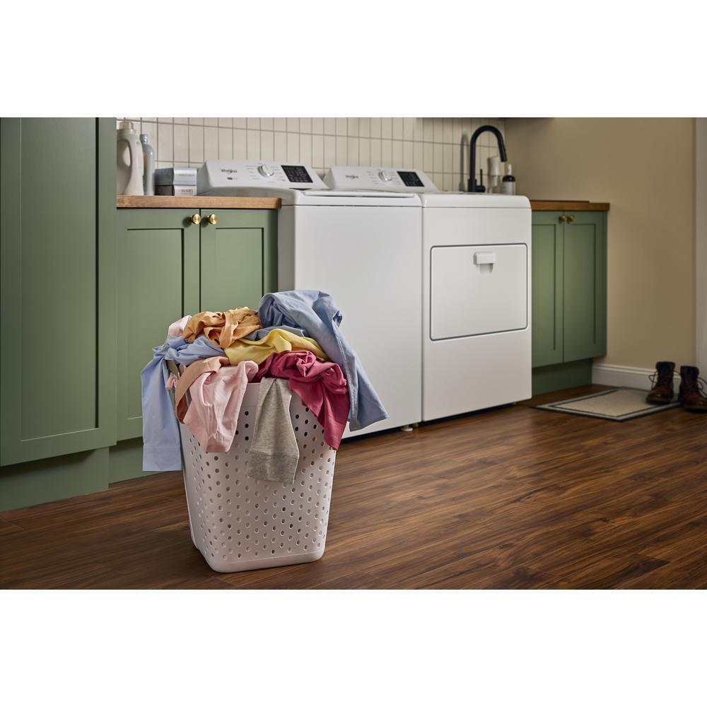 4.2-4.3 Cu. Ft. Whirlpool® Top Load Washer with 2-in-1 Removable Agitator and Soft Close Glass Lid