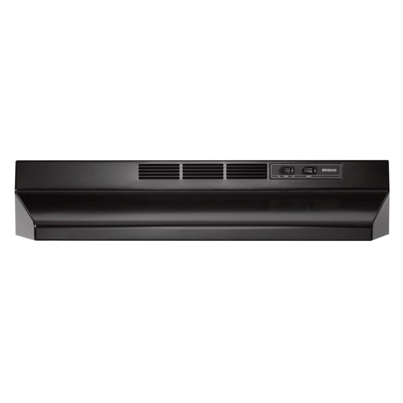 Broan® 30-Inch Convertible Under-Cabinet Range Hood w/ Easy Install System, 260 Max Blower CFM, Black