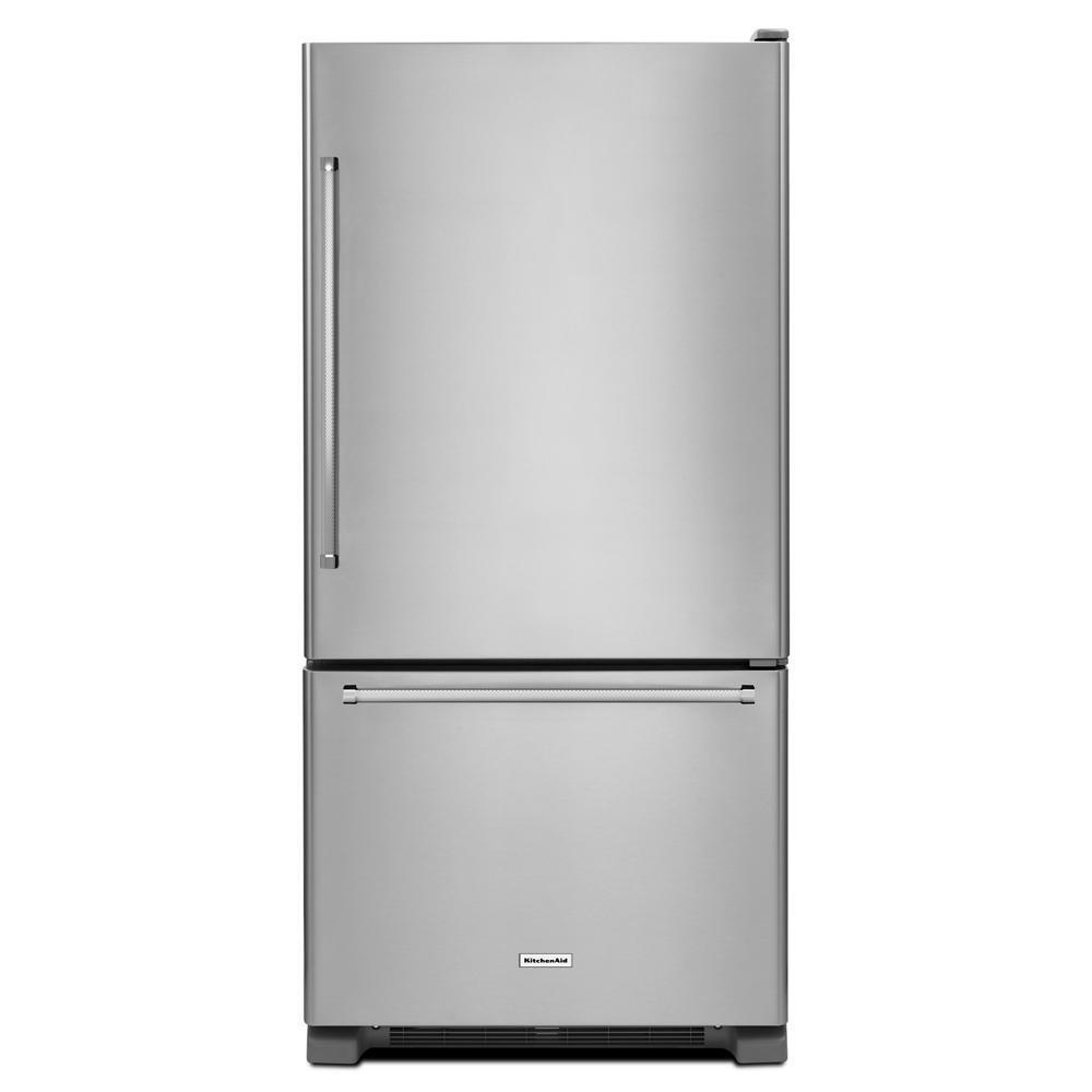 19 cu. ft. 30-Inch Width Full Depth Non Dispense Bottom Mount Refrigerator
