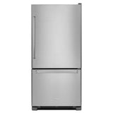 19 cu. ft. 30-Inch Width Full Depth Non Dispense Bottom Mount Refrigerator