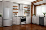 800 Series Dishwasher 24" Black stainless steel