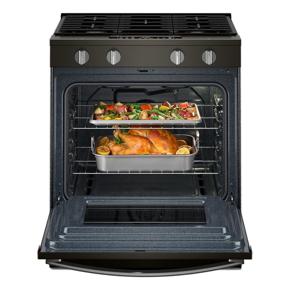 30-inch Gas Smart Range with Air Cooking Technology and Steam Clean