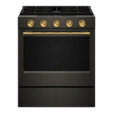 Brass Handle and Knob Hardware Accessory Kit for KitchenAid® Slide-In ConvectionRange