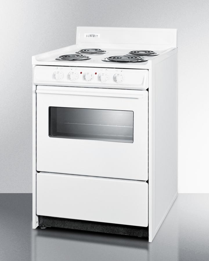 24" Wide Electric Coil Top Range