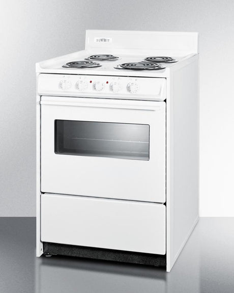 24" Wide Electric Coil Top Range