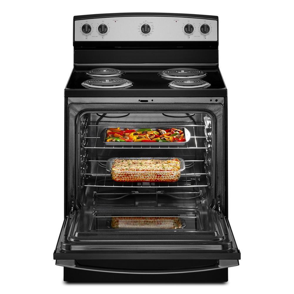 Amana® 30-Inch Electric Range with Extra-Large Oven Window