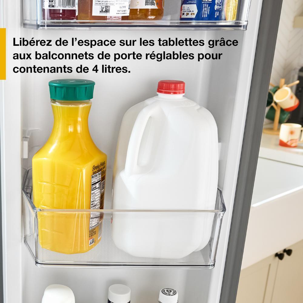 30 Cu. Ft. Family-Sized Capacity French door refrigerator with Flexible Tempearture Drawer