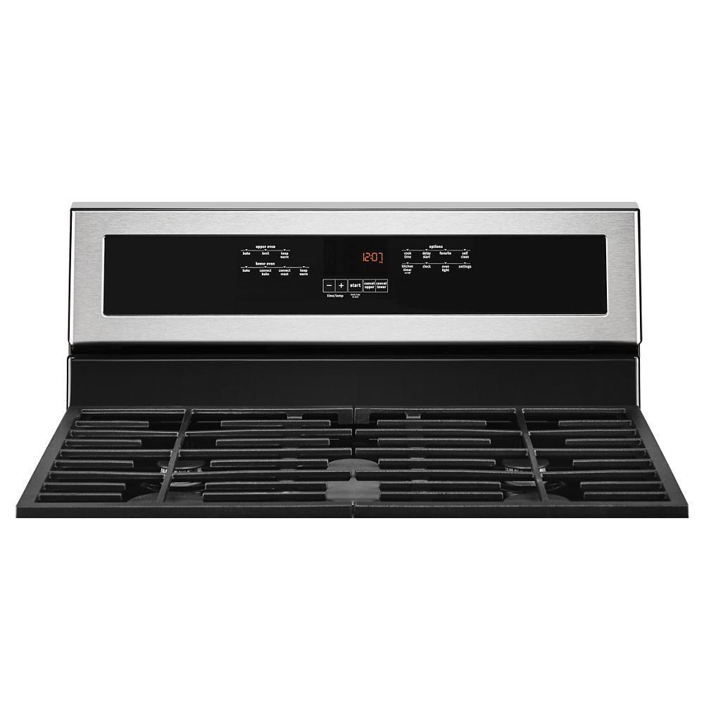 30-Inch Wide Double Oven Gas Range With True Convection - 6.0 Cu. Ft.