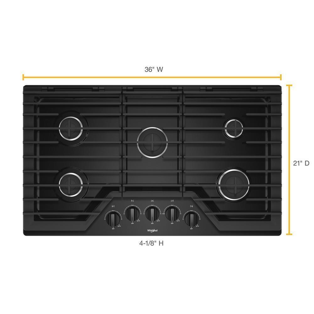 36-inch Gas Cooktop with EZ-2-Lift™ Hinged Cast-Iron Grates
