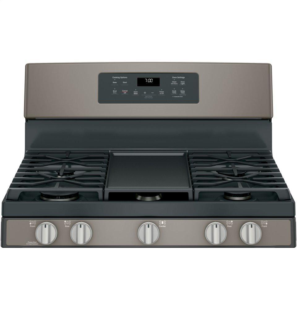 GE® 30" Free-Standing Gas Convection Range