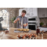 Built-In Low Profile Microwave Slim Trim Kit, Stainless Steel, Size: 31.5"L x 17.5"W x 5"D, fits cut-out height 12"