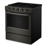 5.0 Cu. Ft. Smart Slide-in Gas Range with Convection Cooking Modes and 2-in-1 Burner