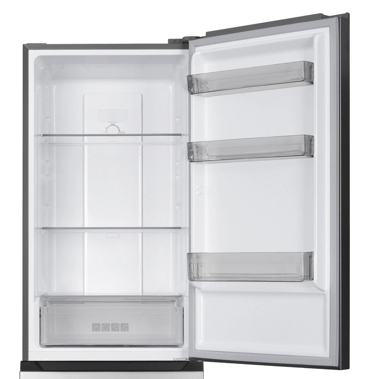 10.4 cu. ft. Counter Depth 24 in. Bottom Freezer 2-Door Refrigerator with Reversible Door in Stainless Steel
