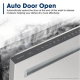 24" Top Control Stainless Steel Pocket Handle 49 dBA Dishwasher with Auto Door Open