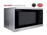 Sharp 1.4 cu. ft. 1100W Stainless Steel Countertop Microwave Oven with Inverter Technology