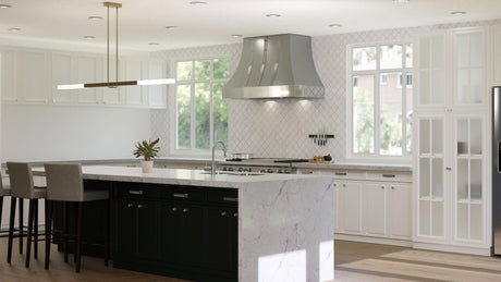 ORISTANO Wall Mount Range Hood 48" wide - NACFM