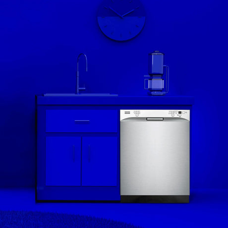 Element Electronics 24" Front Control Built-in Dishwasher - Stainless Steel (ENB6632PEBS)