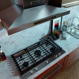 36" Wall-Mount, 3-Speed Canopy Hood